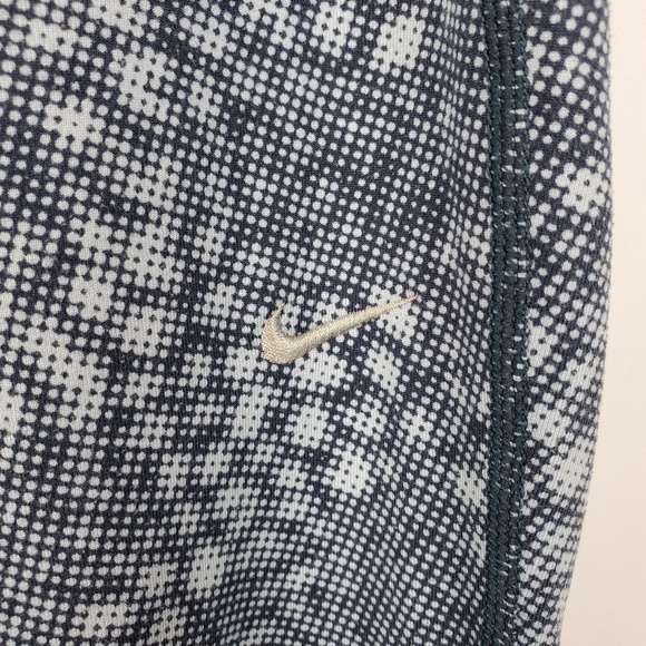 Nike Dri Fit Run Blue Green small capris - Picture 3 of 5